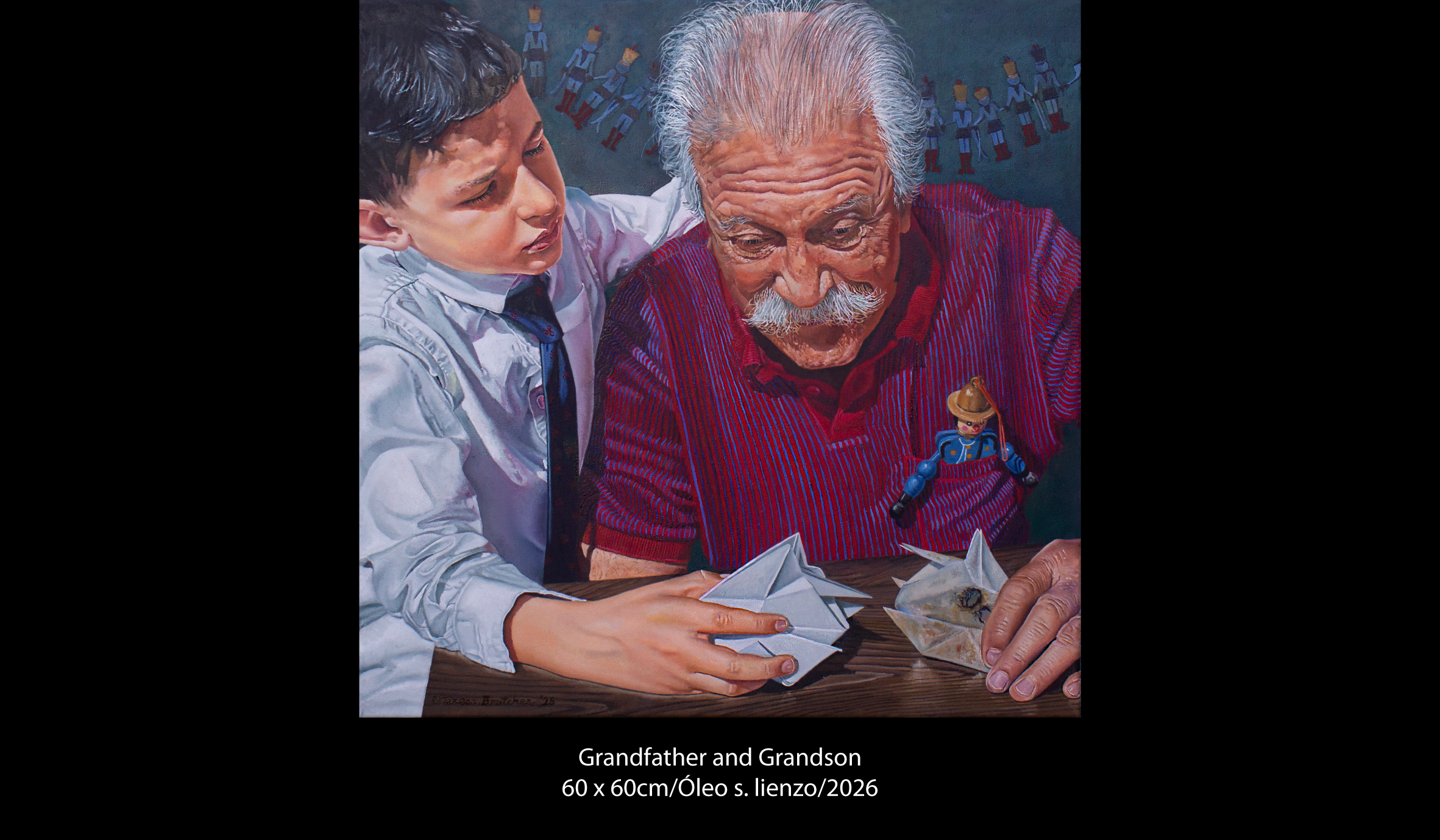 Grand ather and Grandson TERESA BRUTCHER